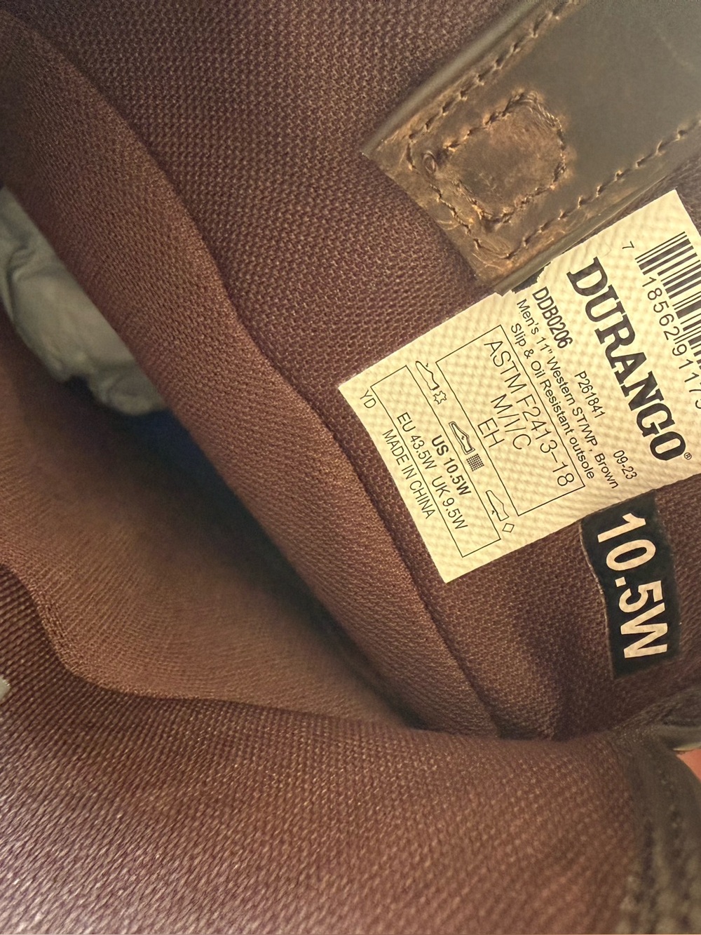 Durango Maverick XP Steel Toe Waterproof Western Work Boot - Picture 8 of 10